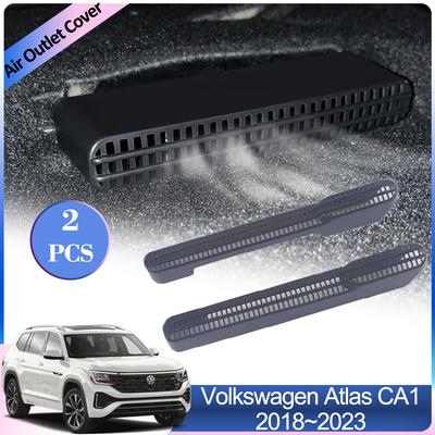 Car Air Outlet Cover for Volkswagen VW Atlas Teramont CA1 R-Line 2018~2024 Under Rear Seat Conditioner Vent Interior Accessories