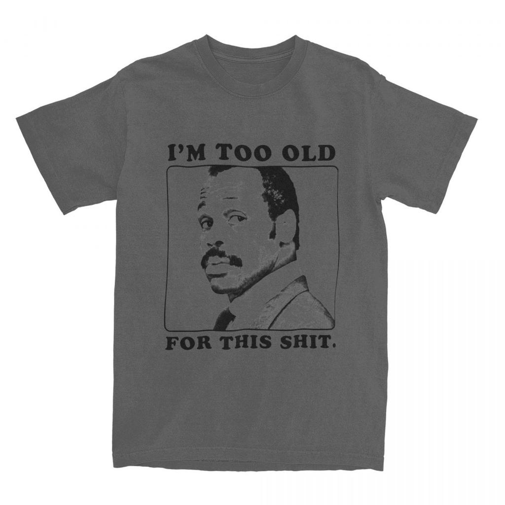 Men Women's Roger Murtaugh Lethal Weapon Shirt Accessories Pure Cotton T-shirt Clothing Vintage Tee Shirt Summer
