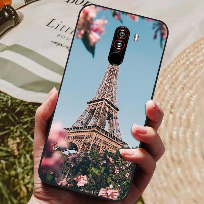 For xiaomi mi pocophone f1 Case Silicon Back Cover Phone Case for xiaomi poco F1 Cases Pocofone F1 6.18 inch Soft bumper coque