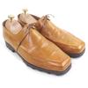 Great Berluti Dress Shoes Ultima Olga Period Patina Square Toe Light Brown Used