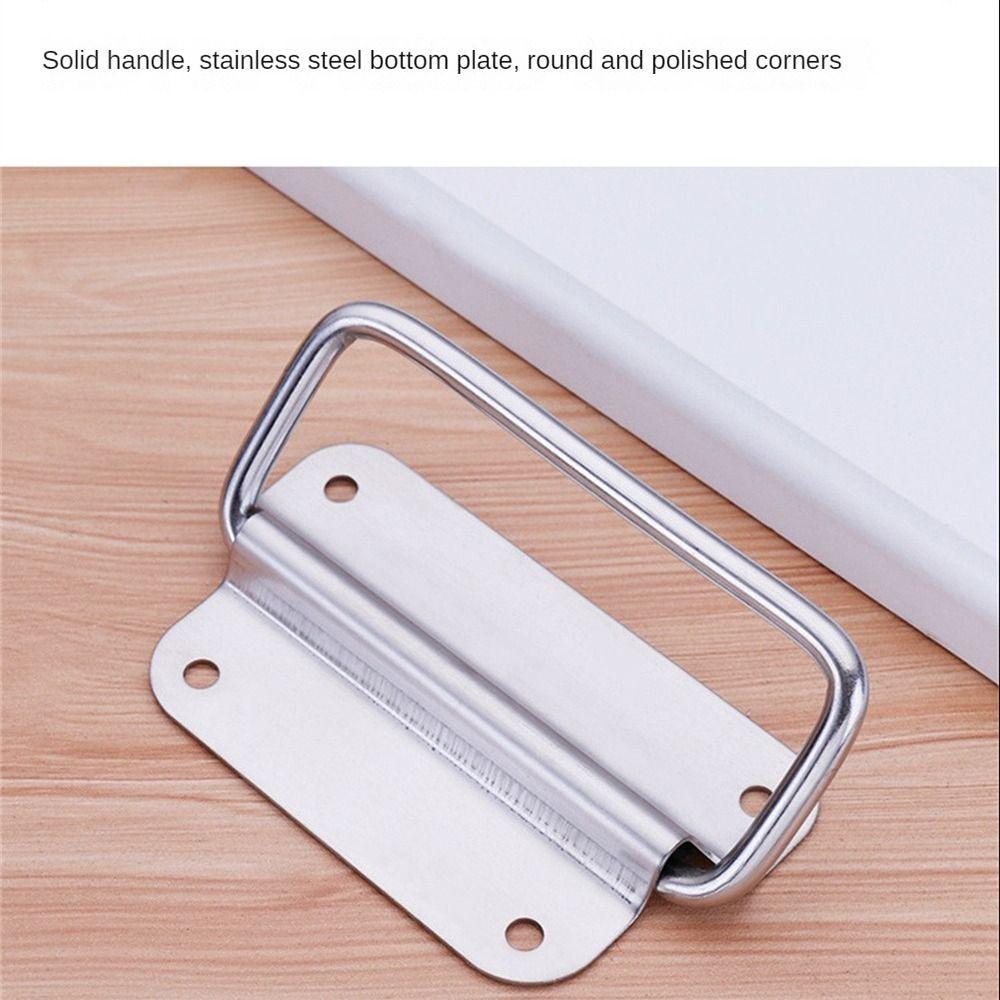 Folding Tool Box Handle Pull Case Handle Simple Cabinet Folding  Handle  Cupboard