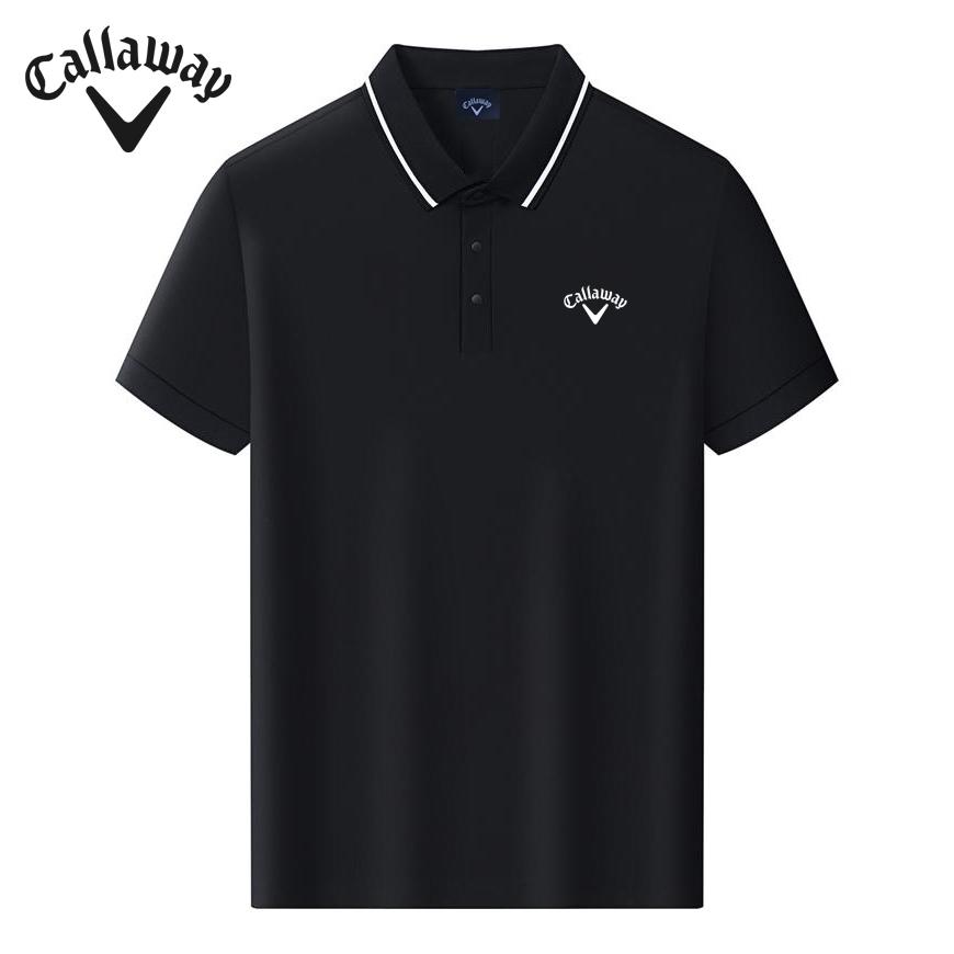 

Callaway 2025 Summer Embroidery High Quality Golf Leisure Sports Style Sunscreen Antibacterial Polo Shirt 3XL
