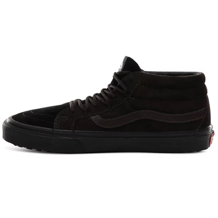 Vans Sk8 Reissue Ghillie Mte Leather Vintage Mid-Top Skate Shoes Unisex Sneakers Black VN0A3TKQXKX