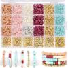 Macaron Morandi Color Diy High-End Bracelet Making Clay Beads, Soft Pottery Letter Beads Spacer Bead Set