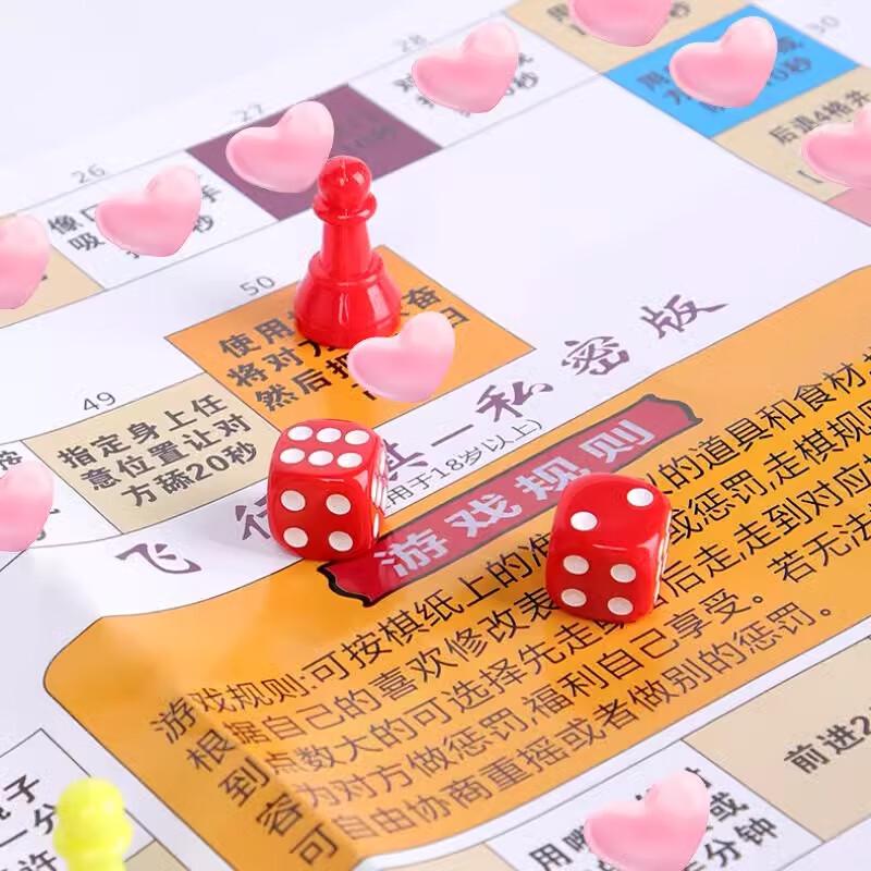 Erotic Ludo & Poker Board Game for Couples