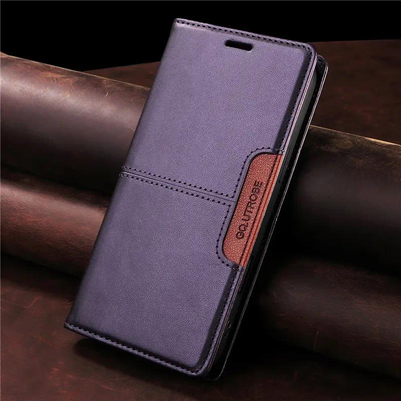 Anti-theft Leather Case Flip Cover For SONY Xperia 10-6 5 VI 1 V II III 1-5 Xperia10 IV Coque Luxury Wallet Magnetic Phone Cases