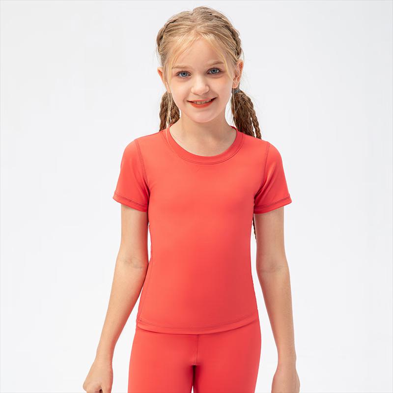 Girls  Summer Sports Short-Sleeve T-Shirt 130