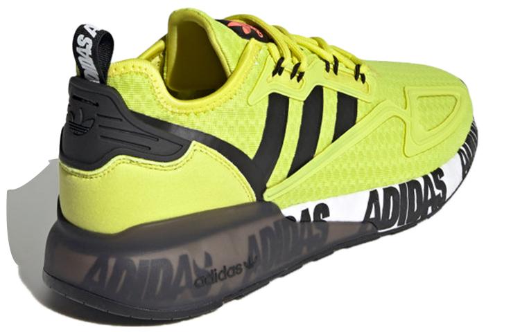 Men's Sneakers adidas ZX 2K Boost Bold Logo Graphic Acid Yellow Acid Yellow/Core Black/Cloud White