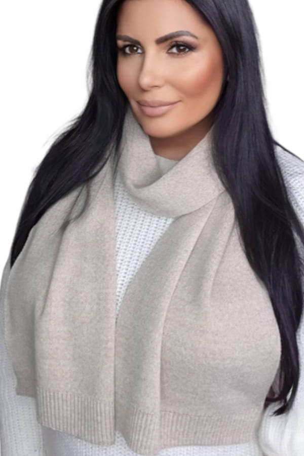 Scarf*06 Women' Winter Beige Color
