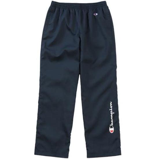 Champion Windproof Windbreaker Pants with Size M Men's Warm, Water-Repellent, One-Point Logo, Navy, (C3-USD15)