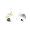 London Blue Topaz Gemstone 925 Sterling Silver Jewelry Handmade Earrings 1.73" EE-176-19