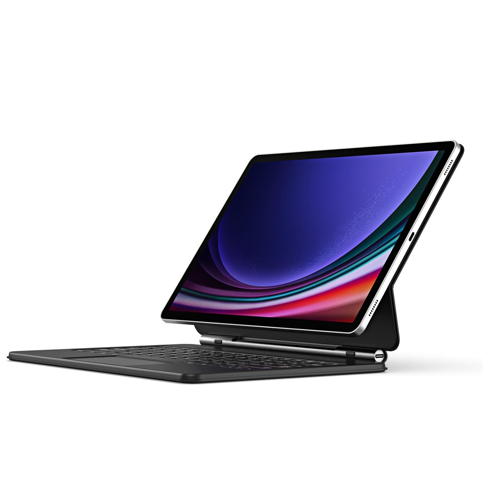 

DUX DUCIS For Samsung Galaxy Tab S9+/S8+/S7+ Tablet Case Floating Magnetic Bluetooth-compatible Keyboard A