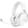 Casque Gamer Sans Fil HyperX Cloud III S Wireless blanc pour PC Mac PS5 mobiles Switch avec adaptateur USB-C vers USB-A et câble USB