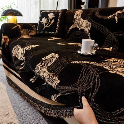 Sofa Cover Cloth Is Universal In All Seasons, Light Luxury and High-end, New Non-slip Cover Towel, Anti-cat Scratch and Non-sticky Hair,