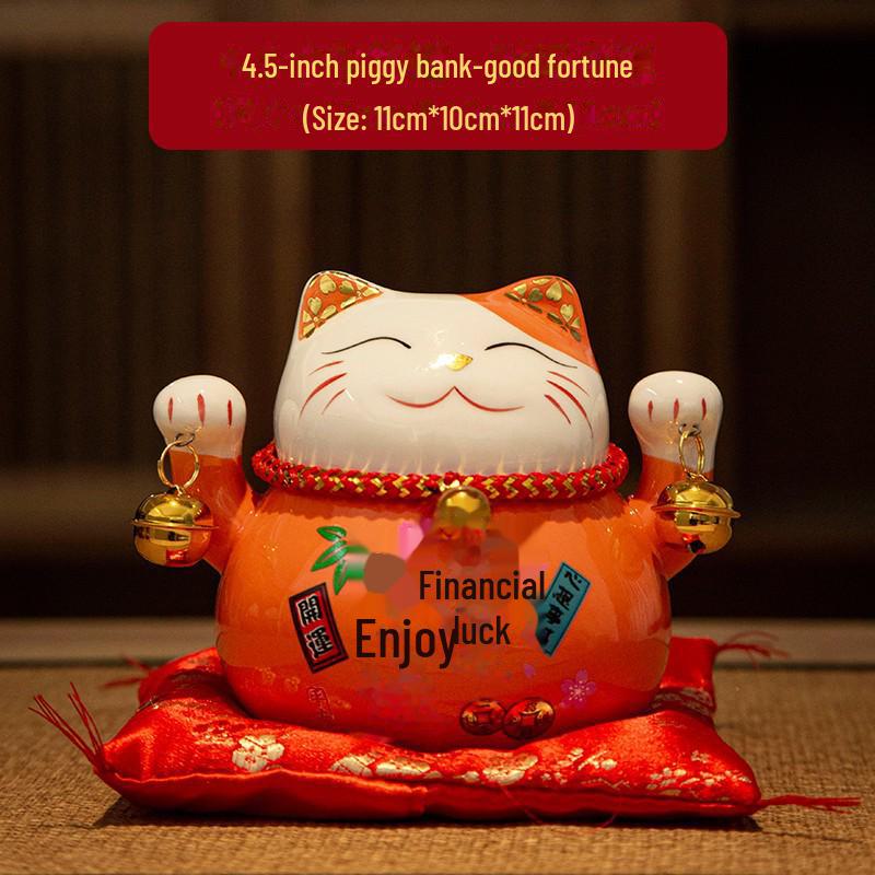 Maneki Neko Lucky Cat Piggy Bank Garneck Lucky Cat Money