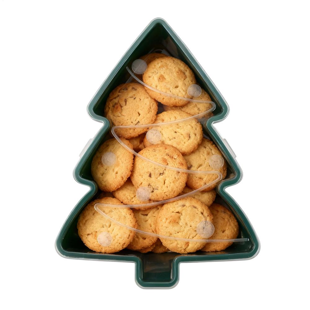 

Рождественские контейнеры для печенья Органайзер для еды Поднос для сервировки Рождественская подставка для закусок Для угощений Орехи Фрукты Попкорн Дип Десертная вечеринка