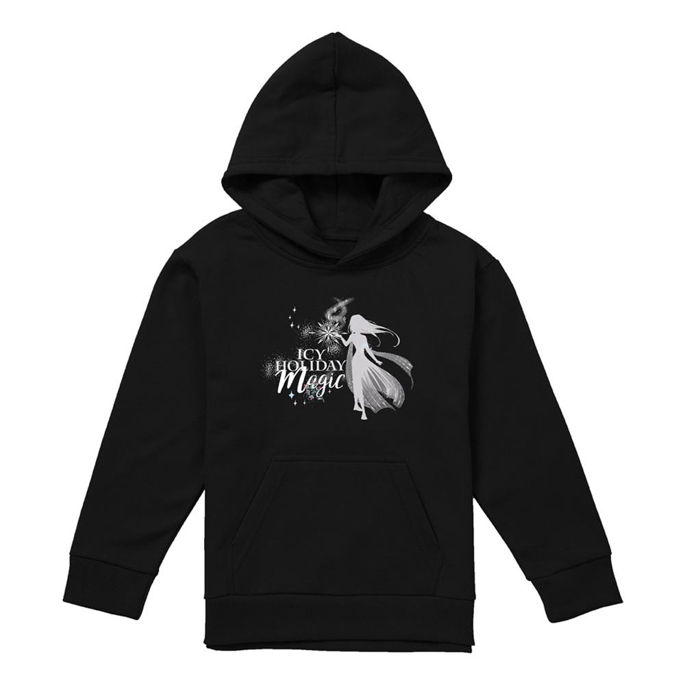 Frozen Childrens/Kids Icy Holiday Magic Elsa Heather Christmas Pullover Hoodie