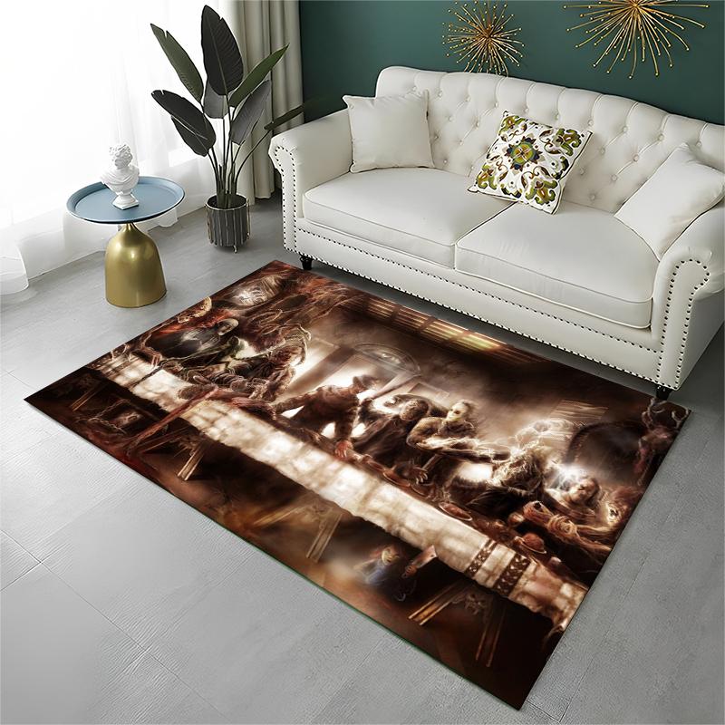 

Horror Movie Character Chucky S-Scream Cartoon Carpet Rug for Playroom Bedroom Living Room Sofa Home Decor,Area Rug Non-slip 40x60cm