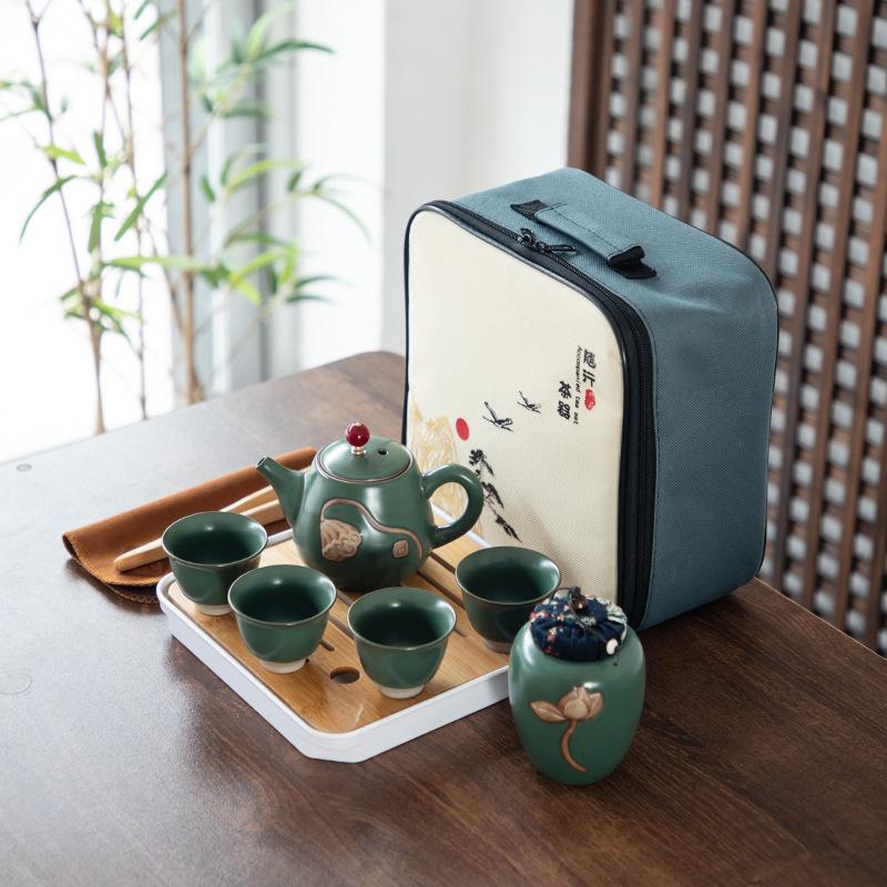 Firemní dárkový tisk kreativní cestovní čajová souprava keramická souprava praktické otevření společnosti levné dárky pro zákazníky