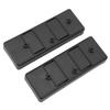 2pcs RC Car Battery Tray Plastic Battery Mounting Plate for Axial SCX10 110 RC Car Black
