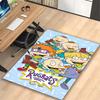 1pc Cartoon Kids Sledding Rug, Digital Printed Home Chair Sofa Mat, Durable Office Area Carpet, Beautiful Festival Decorations