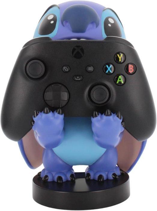 Figurine Support Manette - Disney - Smiley Stitch - 21,6 Cm - Compatible PS5 Et Xbox - Cadeau Fan Lilo & Stitch