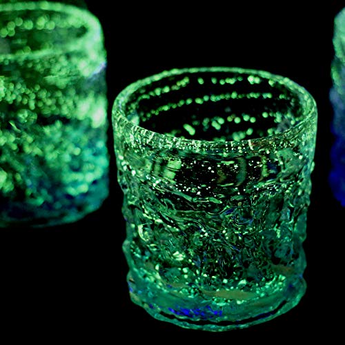 Kubagasaya Ryukyu Glass Ryukyu Glass Rocks Glass with Fluorite Okinawa Souvenir Firefly Coral Glass Water Luminous Glowing