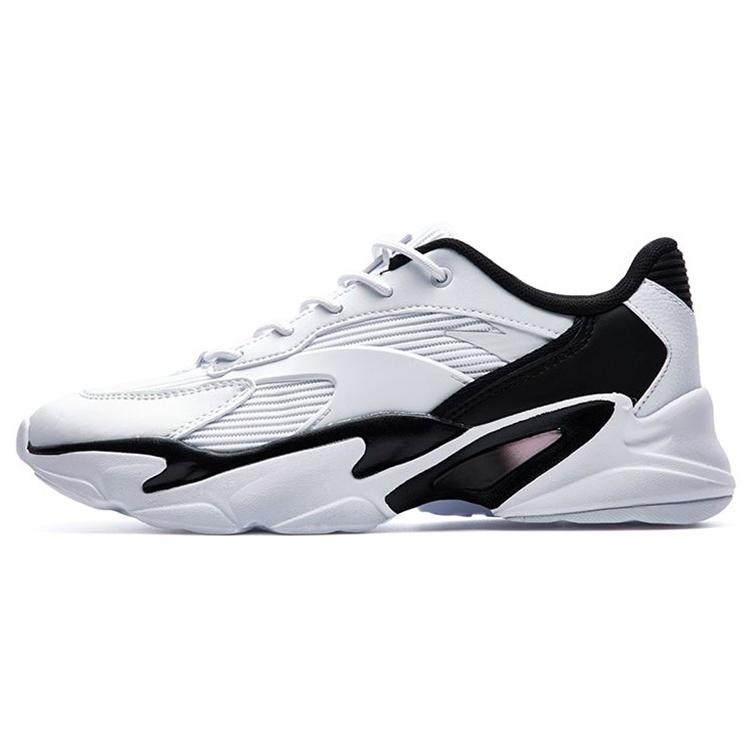 (WMNS) ANTA Leisure Dad Shoes White Black Women s 12818852-6 EU 36