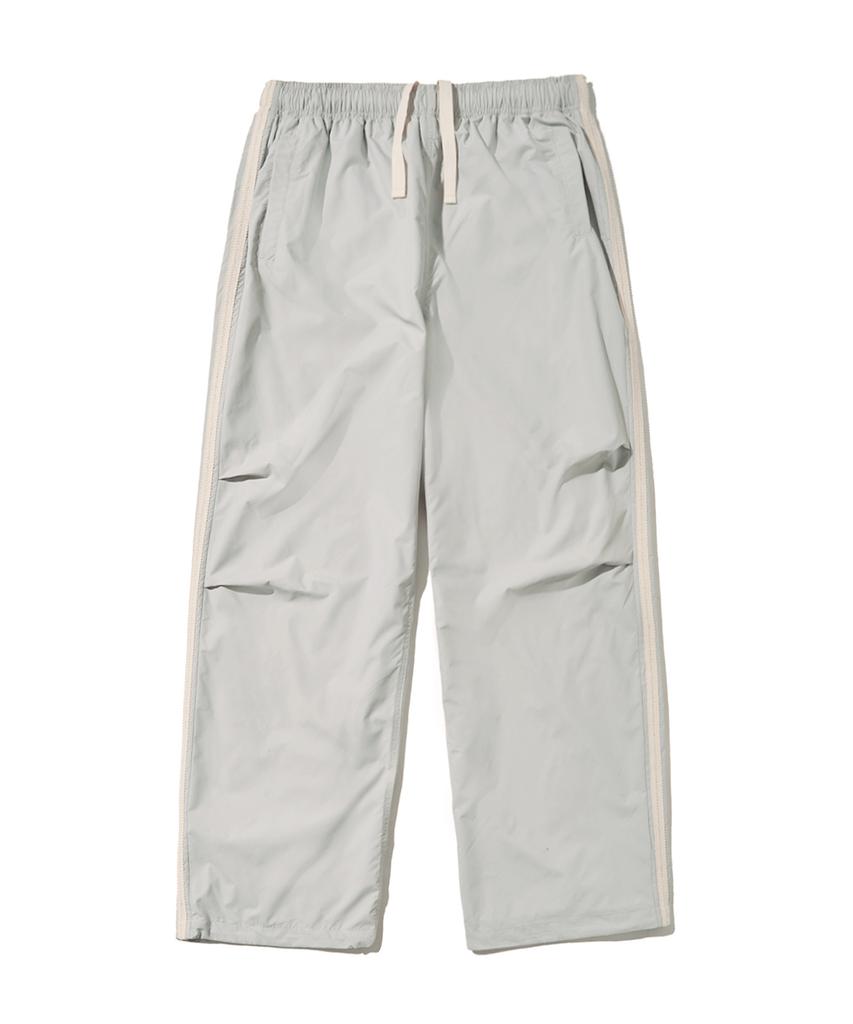 PHYSICAL DEPARTMENT Line Point Pintuck Track Pants_Grey