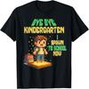 Bye Bye Kindergarten I Spawn To School Now Funny Pixel Gamer T-Shirt