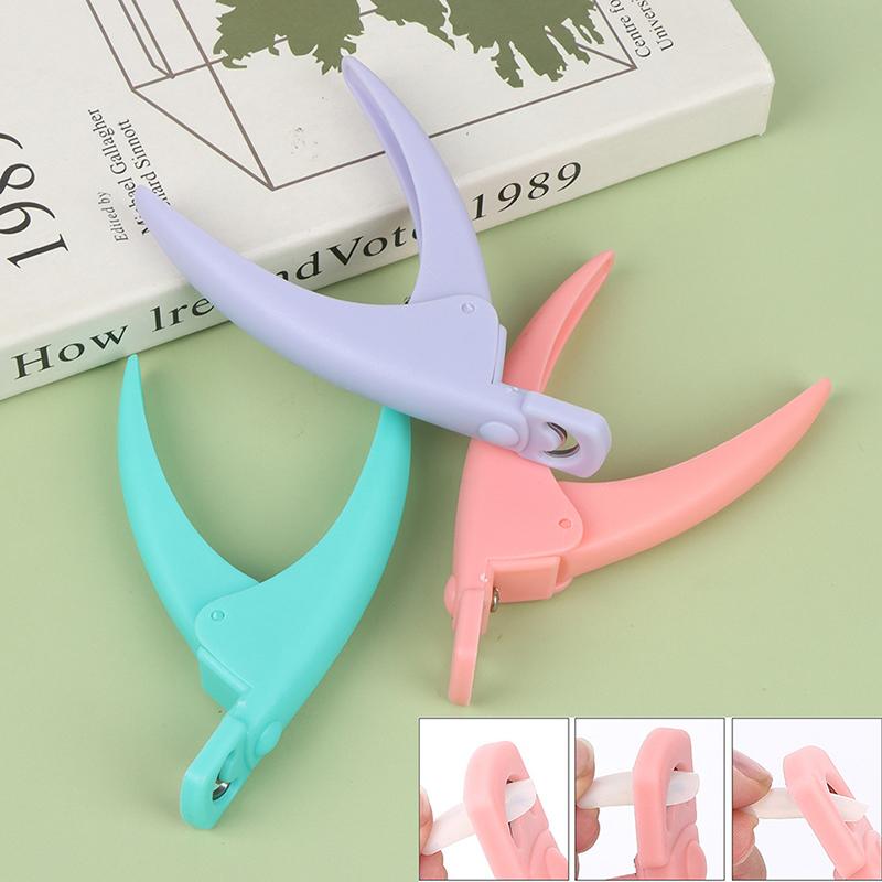 Diy French Uv Gel False Fake Nail Salon Manicure Art Tip Toe Cutter Clipper