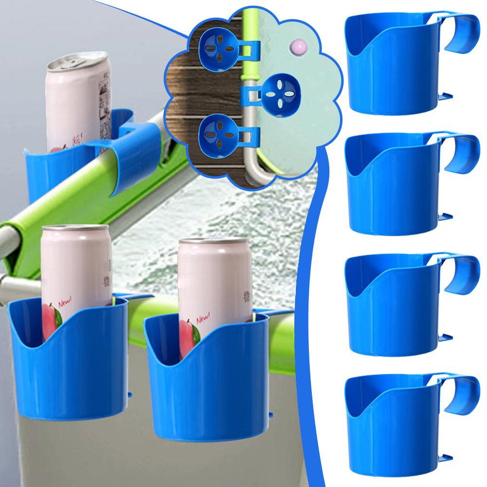 4Pack Pool Cup Holders Poolside Cup Holder For Above Strong Phone Cup Holder Beer Beverage Grou O5Y5