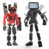 Moc Skibidi Toilet Action Figures blocchi da costruzione,Camerman Titan Speakerman Surveillance Man TVMan Ragazzi Mattoni Giocattoli Per Bambini Regalo
