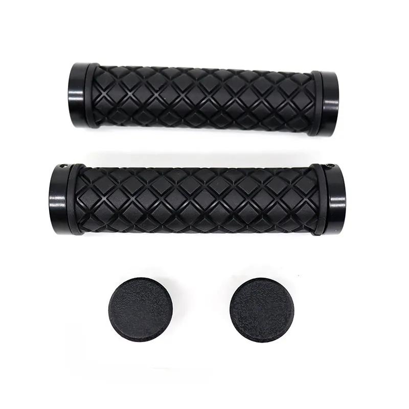 Fahrrad Lenkergriffe MTB Mountainbike Weich Einseitig Verriegelnd Lenkerabdeckung Stecker Gummi Rutschfest Radfahren