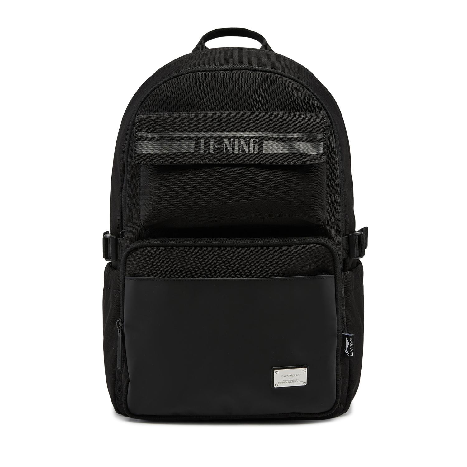 Рюкзак Li Ning из полиэстера, унисекс, черный, ABSW203-1