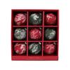 9Pcs Snowflake Painted Christmas Ball Ornaments Snowflake Christmas Ball  Home Party Decor