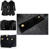 Elegant Medieval Costume Men Solid Color Jacquard Jacket Perfect For Halloween
