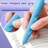 3Pcs No Dregs No Crumbs Clean Eraser Creative Hole Eraser For Primary School Students Pencil Correction Tools Office Supplies