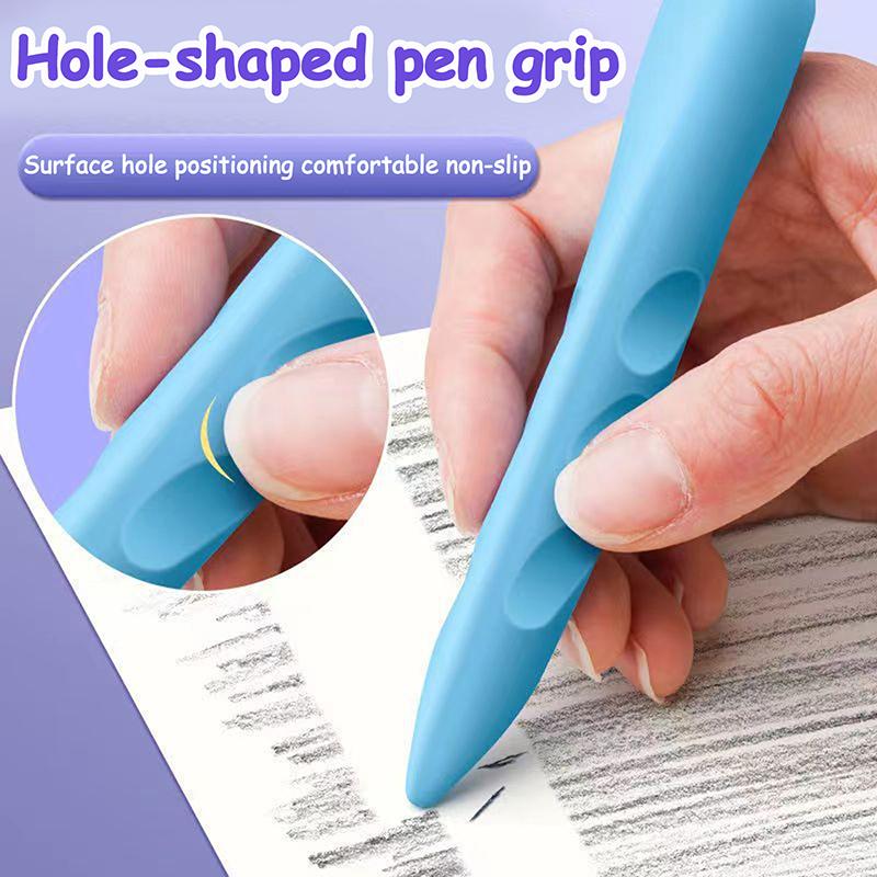 3Pcs No Dregs No Crumbs Clean Eraser Creative Hole Eraser For Primary School Students Pencil Correction Tools Office Supplies