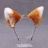 Women Hairband Cute Lolita Simulated Anti-slip Hair Accessories Photograph Prop Cosplay Party Plush Fox Cat Ears Hair Hoop Party Supplies