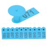 Numbered Ear Tag Marks Labels for Sheep Goats Farm Animal Livestock Feeding SuppliesBlue