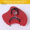 Porous Drainage Swim Fins 1 Pair Swimming Hand Paddle with Silicone Strap Holes Professional Kids Resistance Reducing Fin Adults Beginner Freestyle
