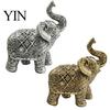 Office Desk Decoration Elephant Figurine, Luck Charm Sculpture, Versatile Indoor Outdoor Decor for Good Home Car Tabletop Entryway Living Room Office,