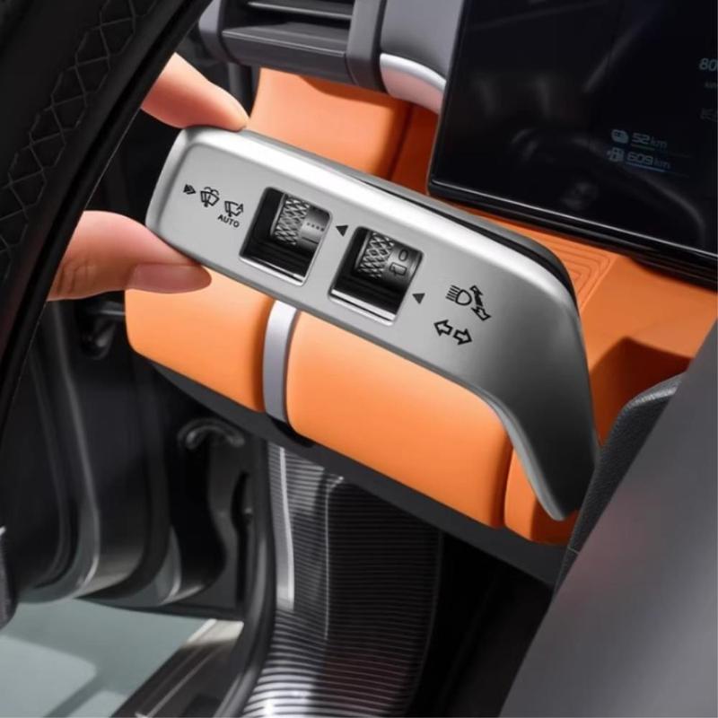 For BYD Leopard 7 Titanium 7 Paddle Shifter Trim Steering Gear Shift Cover Interior Upgrade Mod Accessory