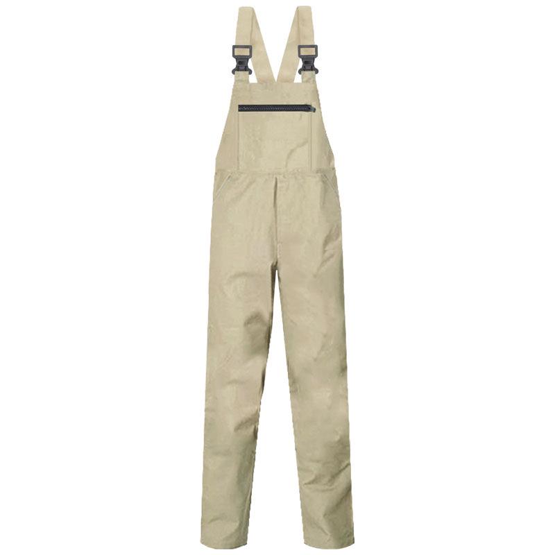 Japanese Fashion Unisex Pure Cotton Multi-Pocket Overalls with Custom Printing