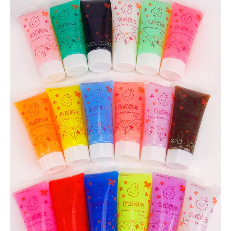 50ml Anti-freezing Crystal Glitter Cream Glue Phone Case DIY Material Handmade Glue