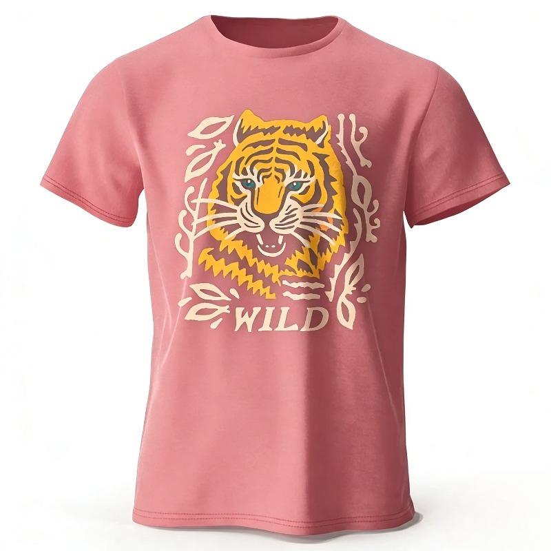 Streetwear 100% Cotton T-Shirt Soft Fabric Round Neck Short Sleeve Tee Unisex Look Harajuku Casual Fabric Simple Stylish Surmmer