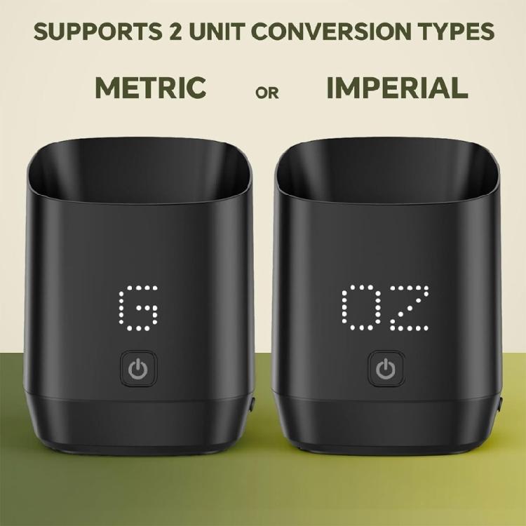 Intelligent Digital Coffee Measuring Device With united Measuring Cup And Long permanent Charge For Consistent Coffee Output