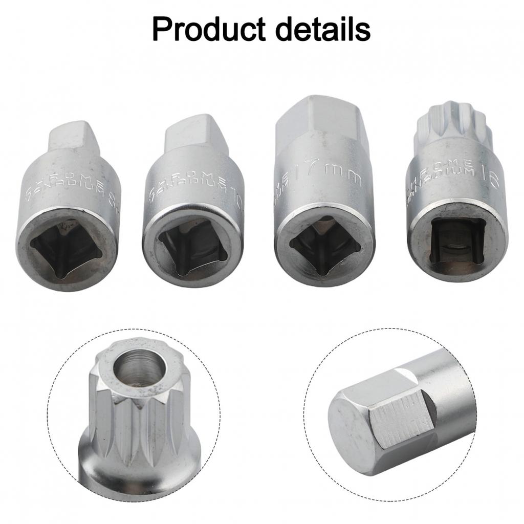 38 Antriebsgetriebe Schraubenschlüssel Satz für M16 H17 S8 S10 Autoreparaturwerkzeuge