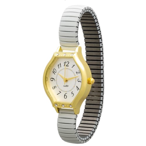 

Fieldwork Women s Analog Watch with Stainless Steel Band and White Ankh (YM093-1)